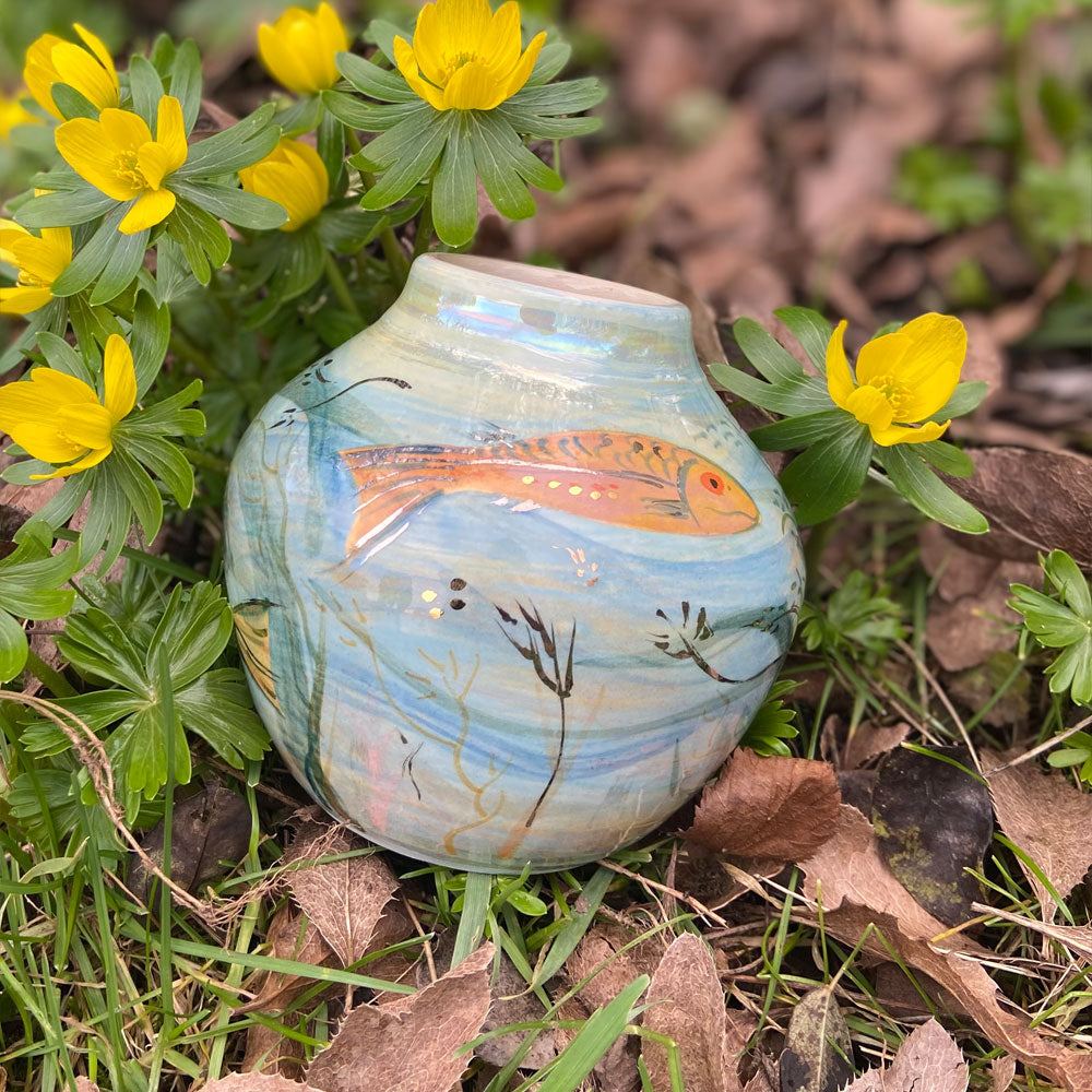 Fish Small Bulb Vase